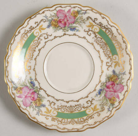 The Orchid (Ivory) Saucer for Footed Cup