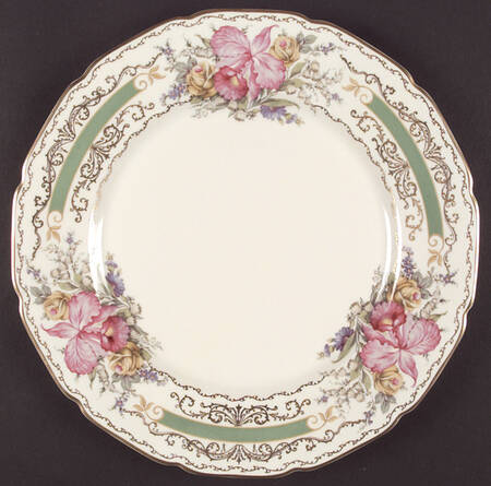 The Orchid (Ivory) Dinner Plate