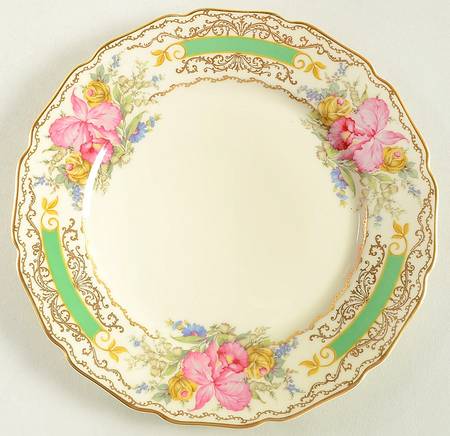 The Orchid (Ivory) Salad Plate