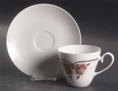 Orchid (Romance) Flat Cup & Saucer Set