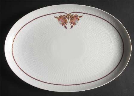 Orchid (Romance) 15" Oval Serving Platter