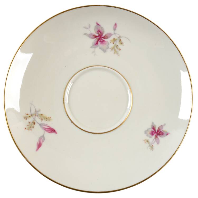 Orchid (Aida, Ivory) Saucer