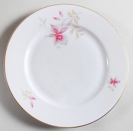 Orchid (Aida, White) Salad Plate