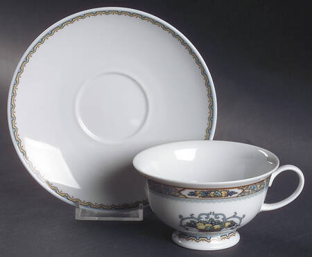 Paradise Garden Footed Cup & Saucer Set