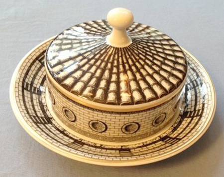 Palladiana Round Covered Butter