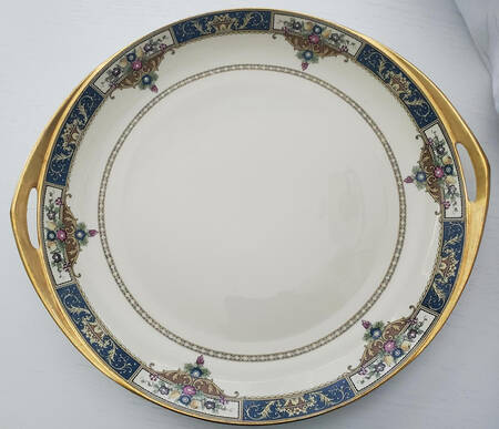 Parsival Handled Cake Plate