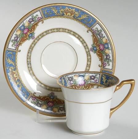 Parsival Flat Demitasse Cup & Saucer Set