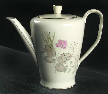 Parisian Spring Ivory (Gold Trim) Coffee Pot & Lid