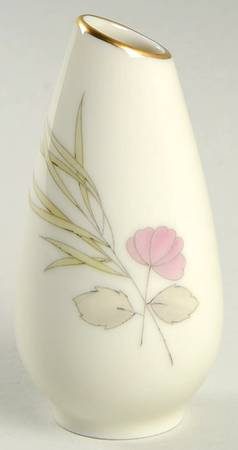Parisian Spring Ivory (Gold Trim) 4" Bud Vase
