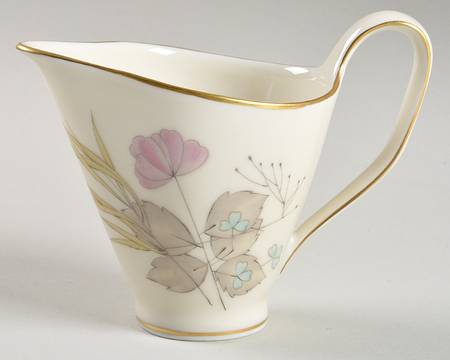 Parisian Spring White (Gold Trim) Mini Creamer