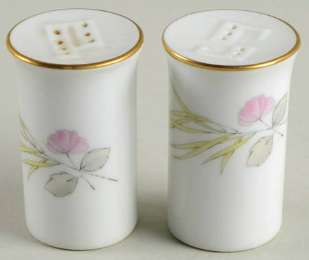 Parisian Spring White (Gold Trim) Salt & Pepper Set