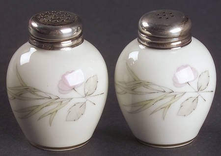 Parisian Spring White (Gold Trim) Salt & Pepper Set