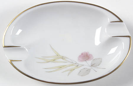 Parisian Spring White (Gold Trim) Small Ashtray