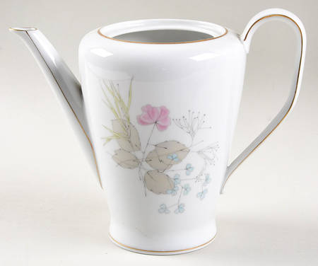 Parisian Spring White (Gold Trim) Coffee Pot No Lid
