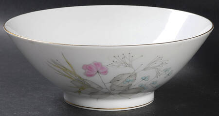 Parisian Spring White (Gold Trim) 7" Round Vegetable Bowl