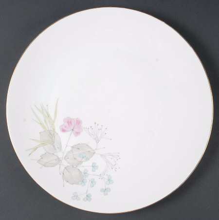 Parisian Spring White (Gold Trim) 11" Chop Plate (Round Platter)