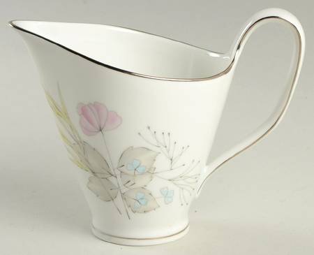 Parisian Spring White (Platinum Trim) Creamer