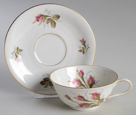 Petal Lane Flat Cup & Saucer Set