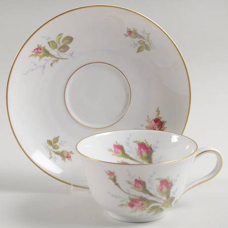 Petal Lane Footed Cup & Saucer Set