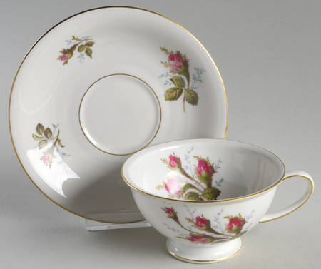 Petal Lane Footed Cup & Saucer Set