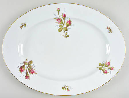Petal Lane 17" Oval Serving Platter