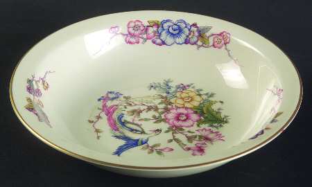 Phoenix (U.S. Zone, Gold Trim & Verge) Rim Cereal Bowl
