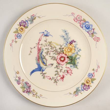 Phoenix (U.S. Zone, Gold Trim & Verge) Dinner Plate