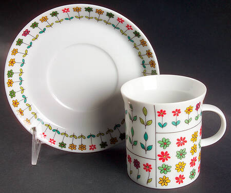 Piemonte Flat Cup & Saucer Set