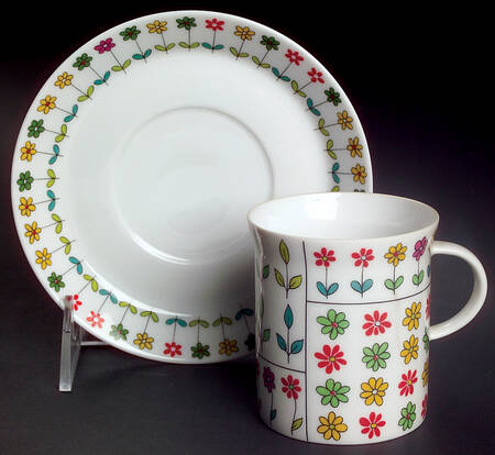 Piemonte Flat Demitasse Cup & Saucer Set