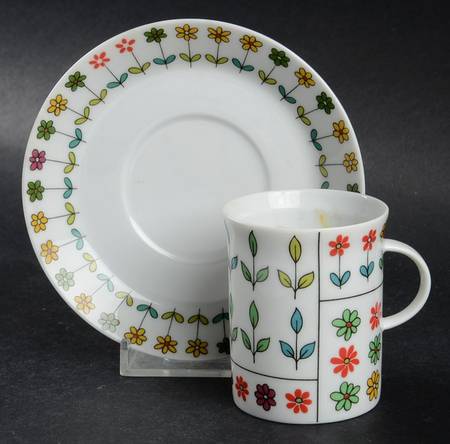 Piemonte Flat Demitasse Cup & Saucer Set