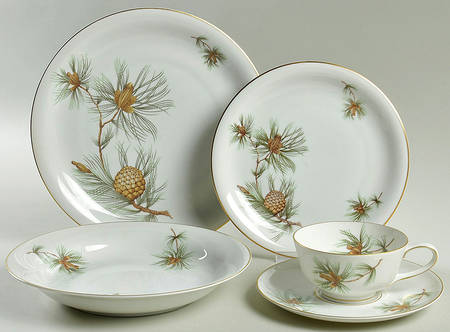 Pine Needles 5 Piece Place Setting