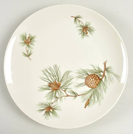 Pine Needles Chop Plate (Round Platter)