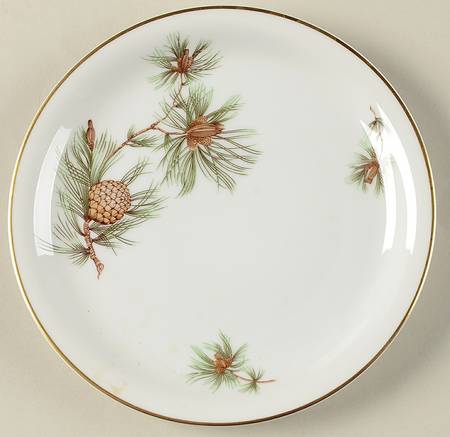Pine Needles Bread & Butter Plate
