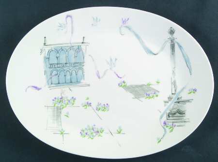 Plaza 13" Oval Serving Platter