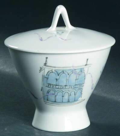 Plaza Sugar Bowl & Lid