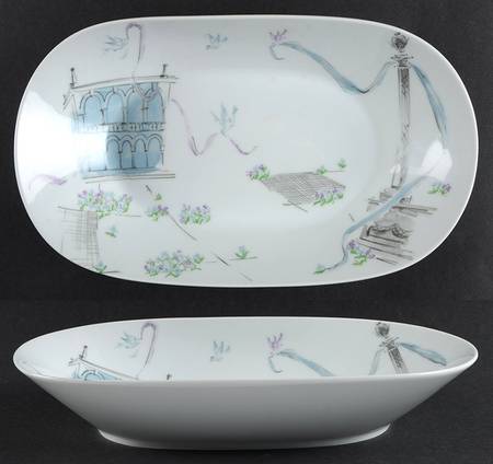 Plaza 11" Oval Vegetable Bowl