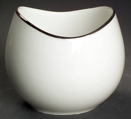 Platinum Band (Rhythm Shape) Open Sugar Bowl