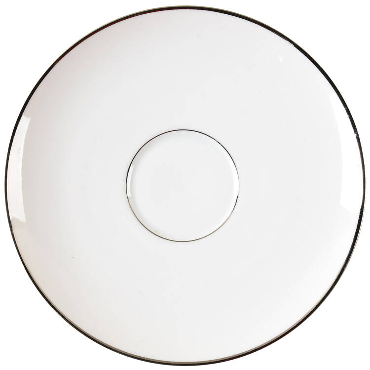 Platinum Band (Rhythm Shape) Saucer