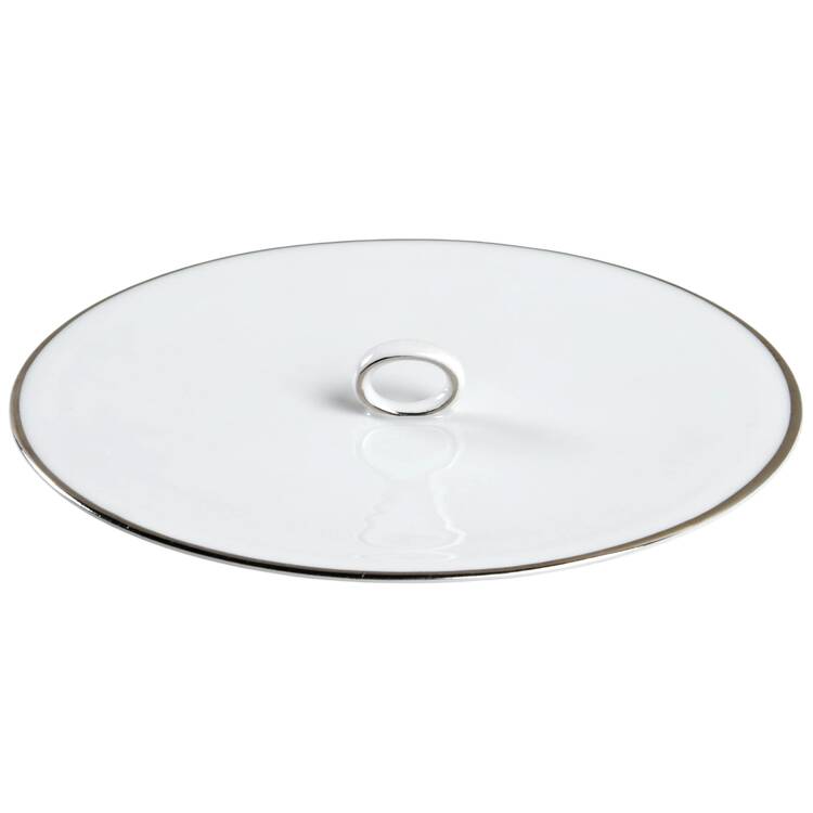Platinum Band (Rhythm Shape) Lid for Cream Soup/Cereal Bowl