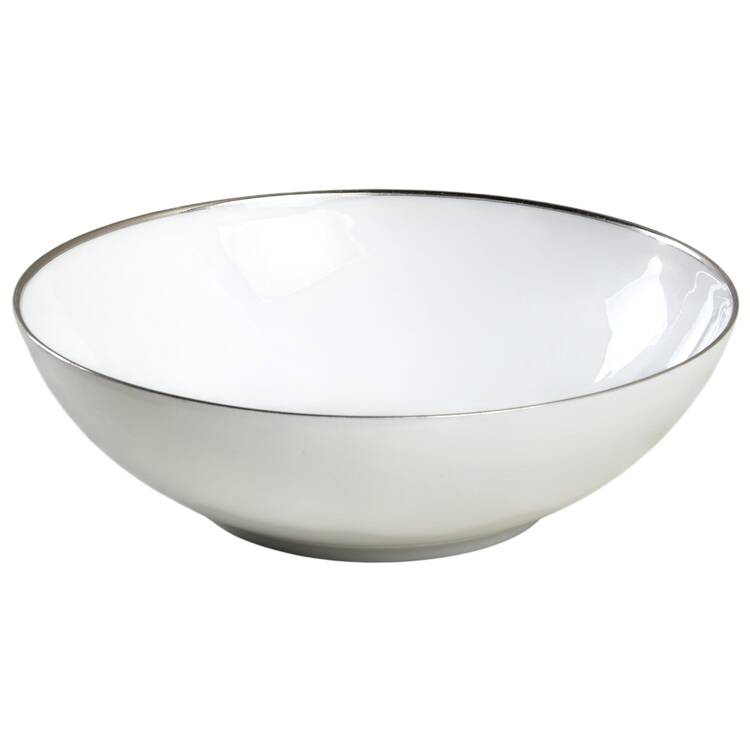 Platinum Band (Rhythm Shape) Coupe Cereal Bowl