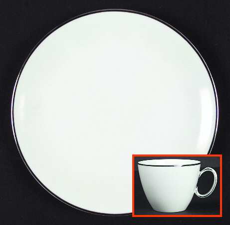 Platinum Band (Rhythm Shape) by Rosenthal - Continental