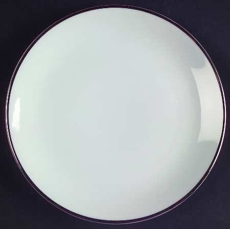Platinum Band (Rhythm Shape) Bread & Butter Plate