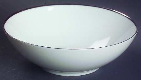 Platinum Band (Rhythm Shape) Fruit/Dessert (Sauce) Bowl
