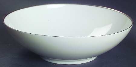 Platinum Band (Rhythm Shape) Individual Salad Bowl
