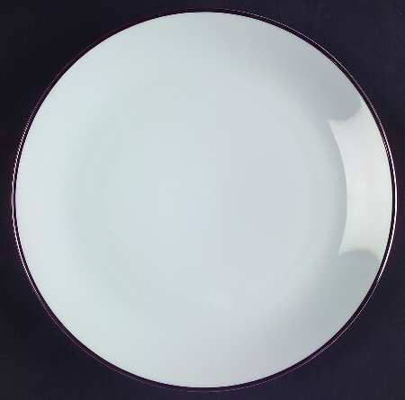Platinum Band (Rhythm Shape) Salad Plate