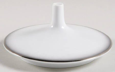 Platinum Band Linear Shape Lid for Teapot