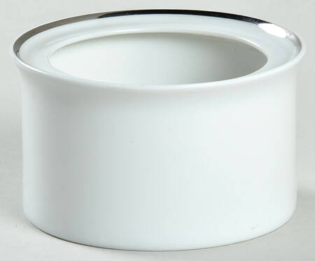 Platinum Band Linear Shape Mini Sugar Bowl No Lid