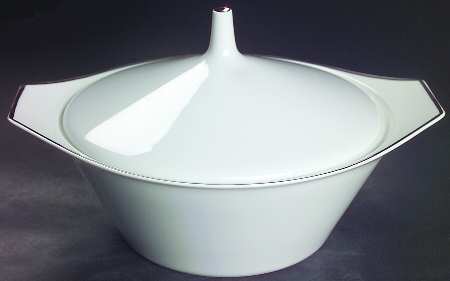 Platinum Band Linear Shape Round Covered Vegetable