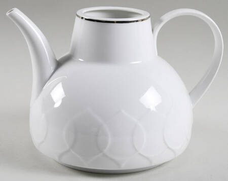 Platinum Band (Lotus Shape) Teapot No Lid
