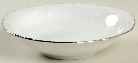 Platinum Band (Sanssouci, White) Fruit/Dessert (Sauce) Bowl